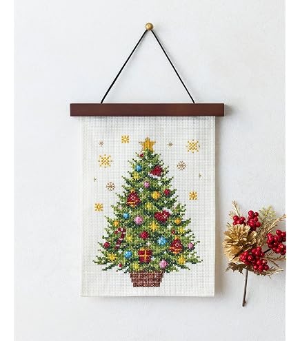 Amazon | クリスマス クロスステッチキット、クリスマスツリー